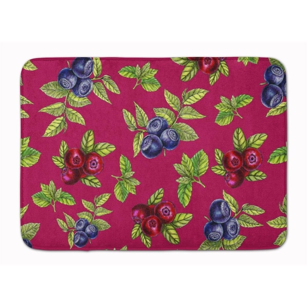 Carolines Treasures Berries Machine Washable Memory Foam Mat BB5209RUG - main